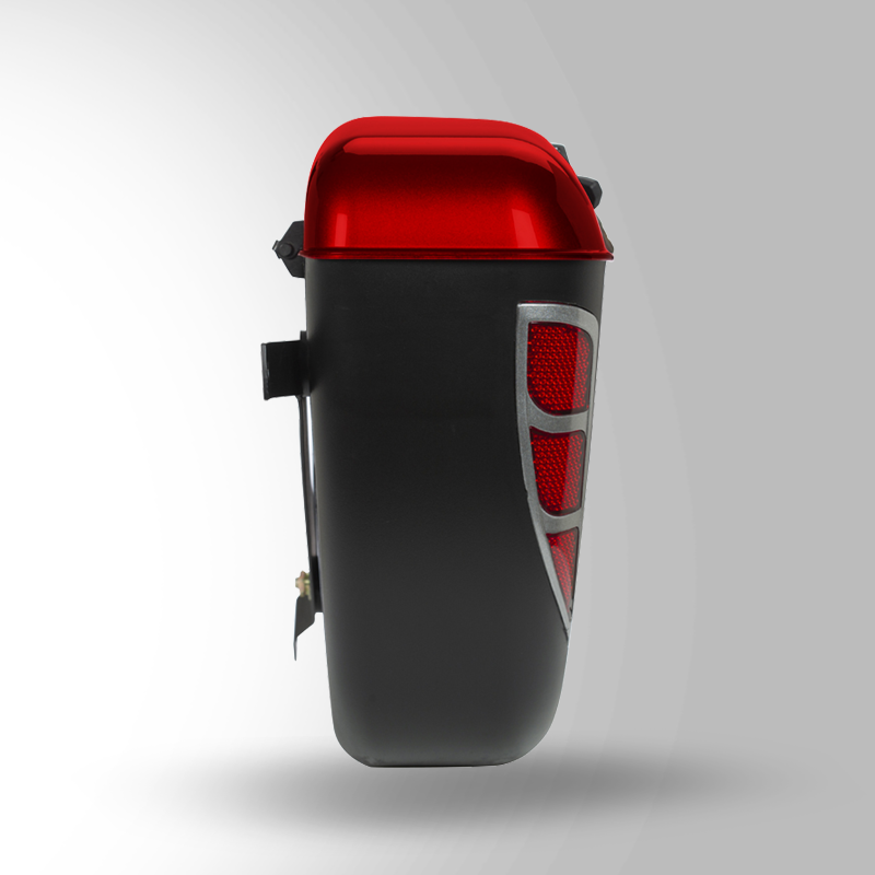 SAFARI BOX WITH UNIVERSAL FITMENTS CHERRY RED