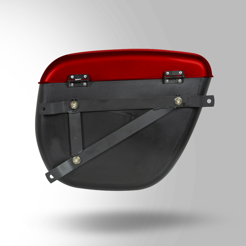 SAFARI BOX WITH UNIVERSAL FITMENTS CHERRY RED
