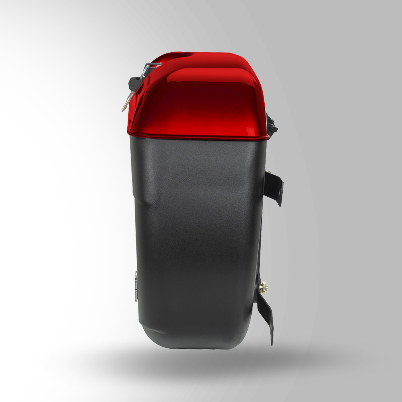 SAFARI BOX WITH UNIVERSAL FITMENTS CHERRY RED