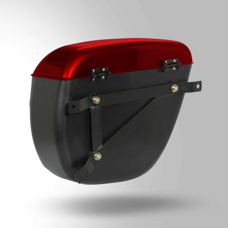 SAFARI BOX WITH UNIVERSAL FITMENTS CHERRY RED