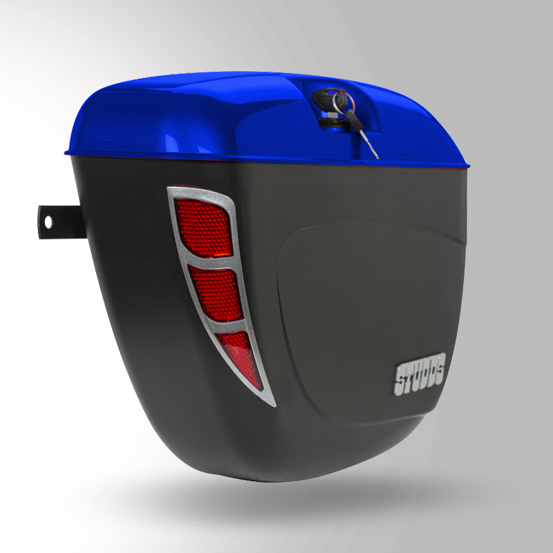 SAFARI BOX WITH UNIVERSAL FITMENTS FLAME BLUE