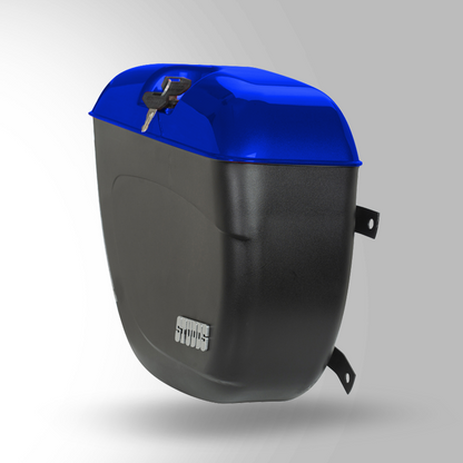 SAFARI BOX WITH UNIVERSAL FITMENTS FLAME BLUE