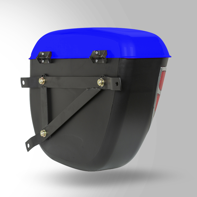 SAFARI BOX WITH UNIVERSAL FITMENTS FLAME BLUE
