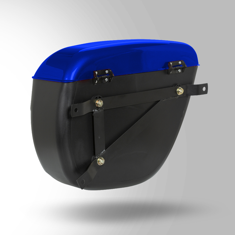 SAFARI BOX WITH UNIVERSAL FITMENTS FLAME BLUE