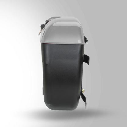 SAFARI BOX WITH UNIVERSAL FITMENTS SILVER GREY