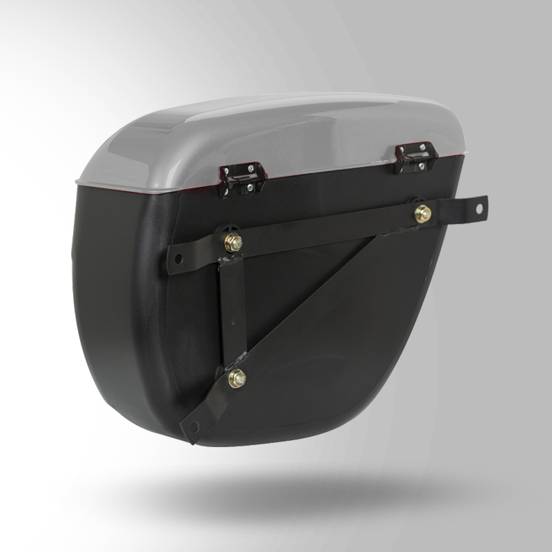SAFARI BOX WITH UNIVERSAL FITMENTS SILVER GREY