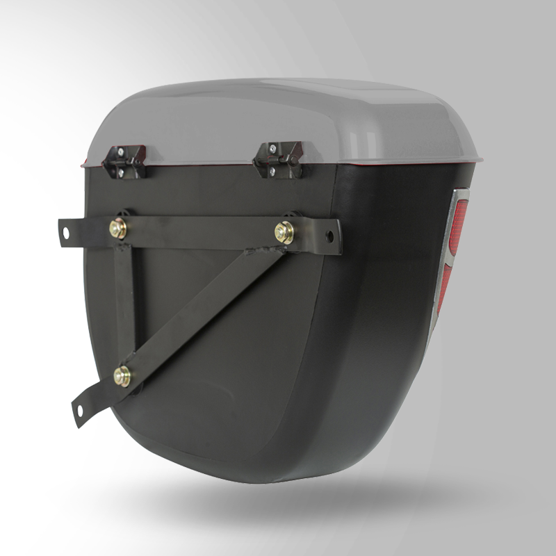 SAFARI BOX WITH UNIVERSAL FITMENTS SILVER GREY