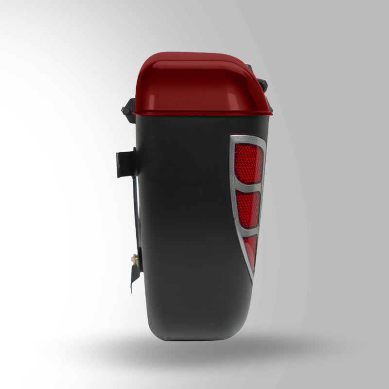 SAFARI BOX WITH UNIVERSAL FITMENTS WINE RED