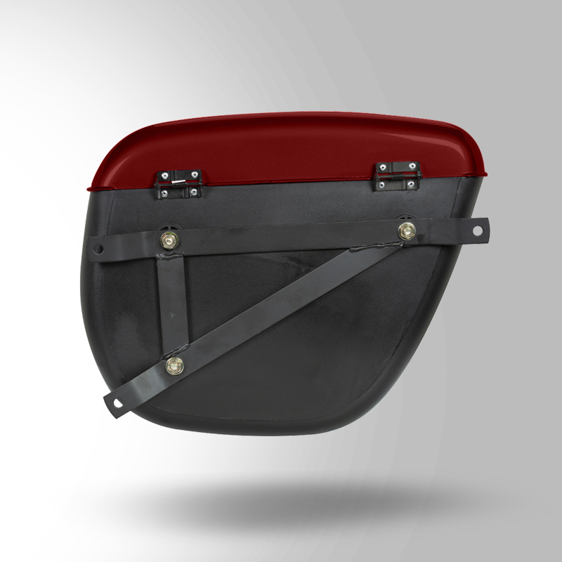 SAFARI BOX WITH UNIVERSAL FITMENTS WINE RED