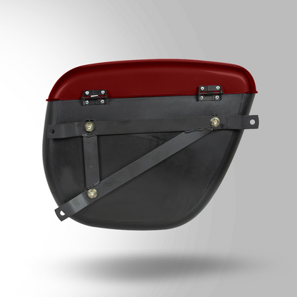 SAFARI BOX WITH UNIVERSAL FITMENTS WINE RED