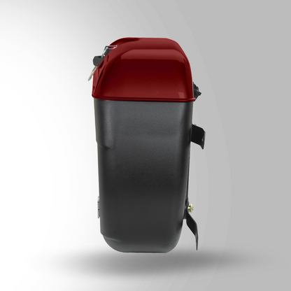 SAFARI BOX WITH UNIVERSAL FITMENTS WINE RED