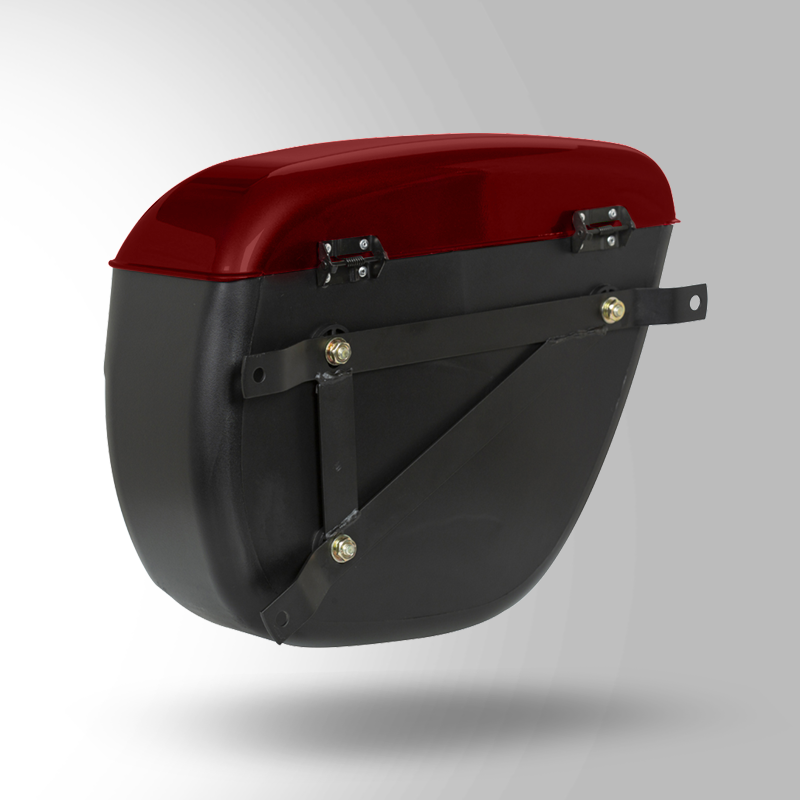 SAFARI BOX WITH UNIVERSAL FITMENTS WINE RED