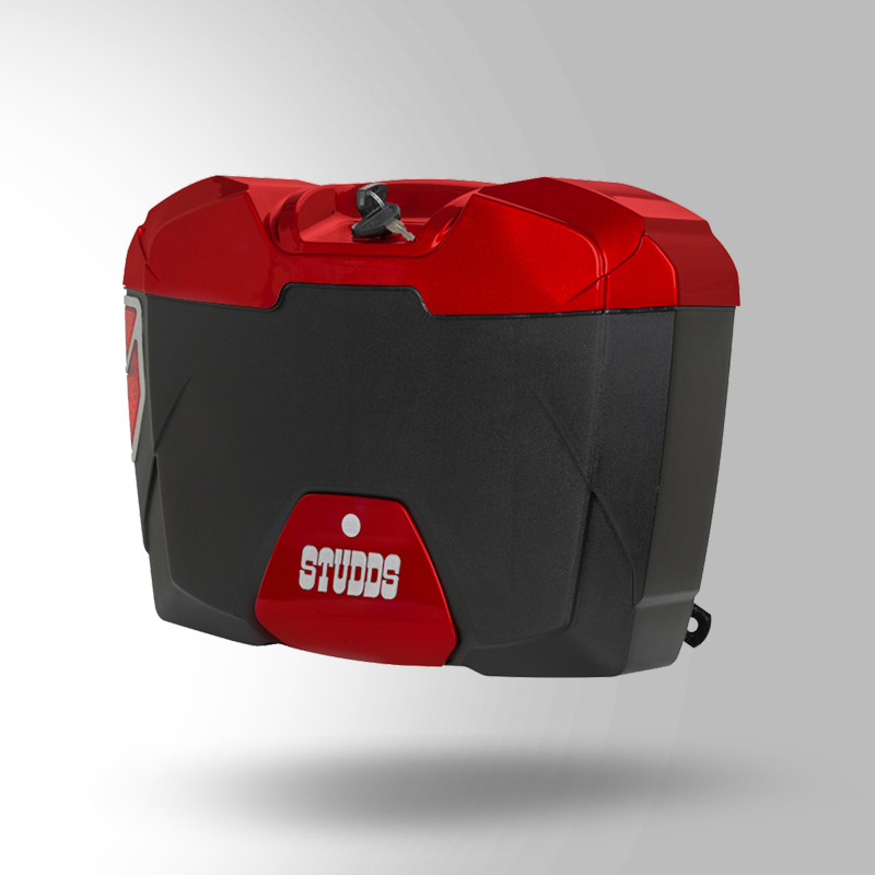 SIDE BOX EXPLORER WITH UNIVERSAL FITMENT CLAMP RED