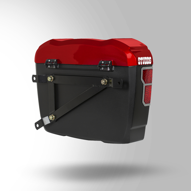 SIDE BOX EXPLORER WITH UNIVERSAL FITMENT CLAMP RED