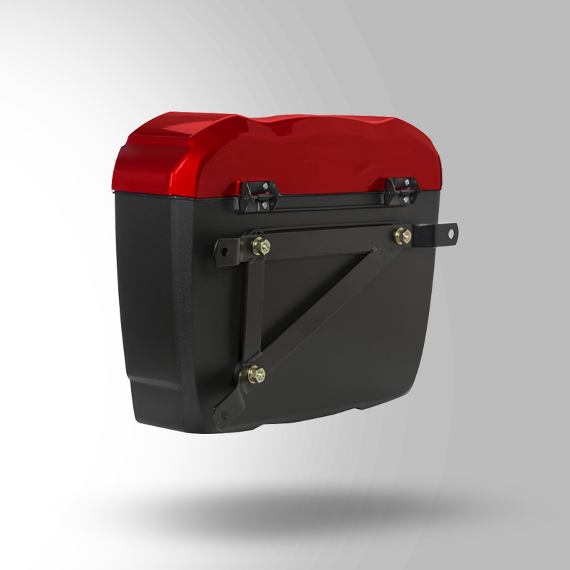 SIDE BOX EXPLORER WITH UNIVERSAL FITMENT CLAMP RED