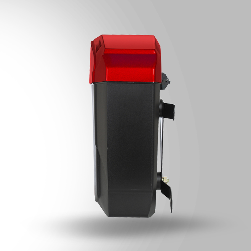 SIDE BOX EXPLORER WITH UNIVERSAL FITMENT CLAMP RED
