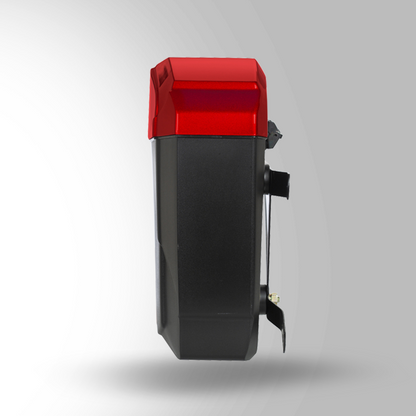 SIDE BOX EXPLORER WITH UNIVERSAL FITMENT CLAMP RED