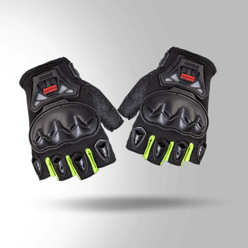 SMG 5 RIDING GLOVES FLUORESCENT GREEN