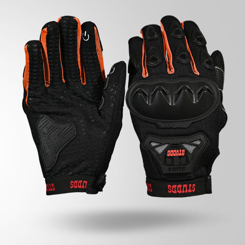 SMG 6 RIDING GLOVES ORANGE