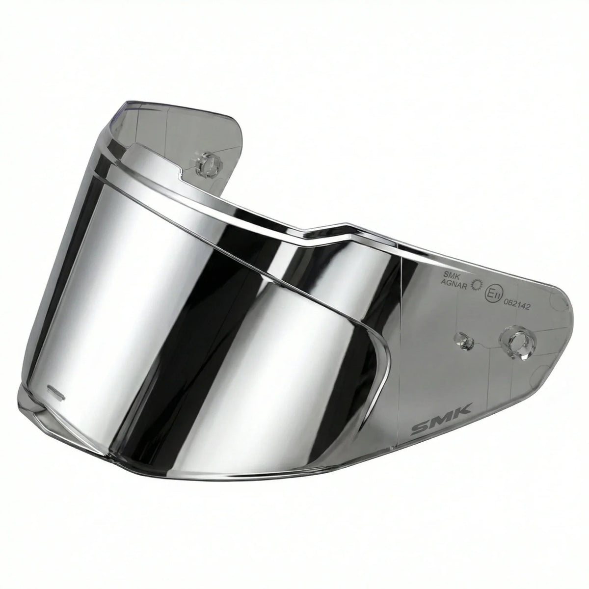 SMK Agnar Mirror Visor Original – Pinlock 70 Ready Anti Fog Helmet Visor Replacement