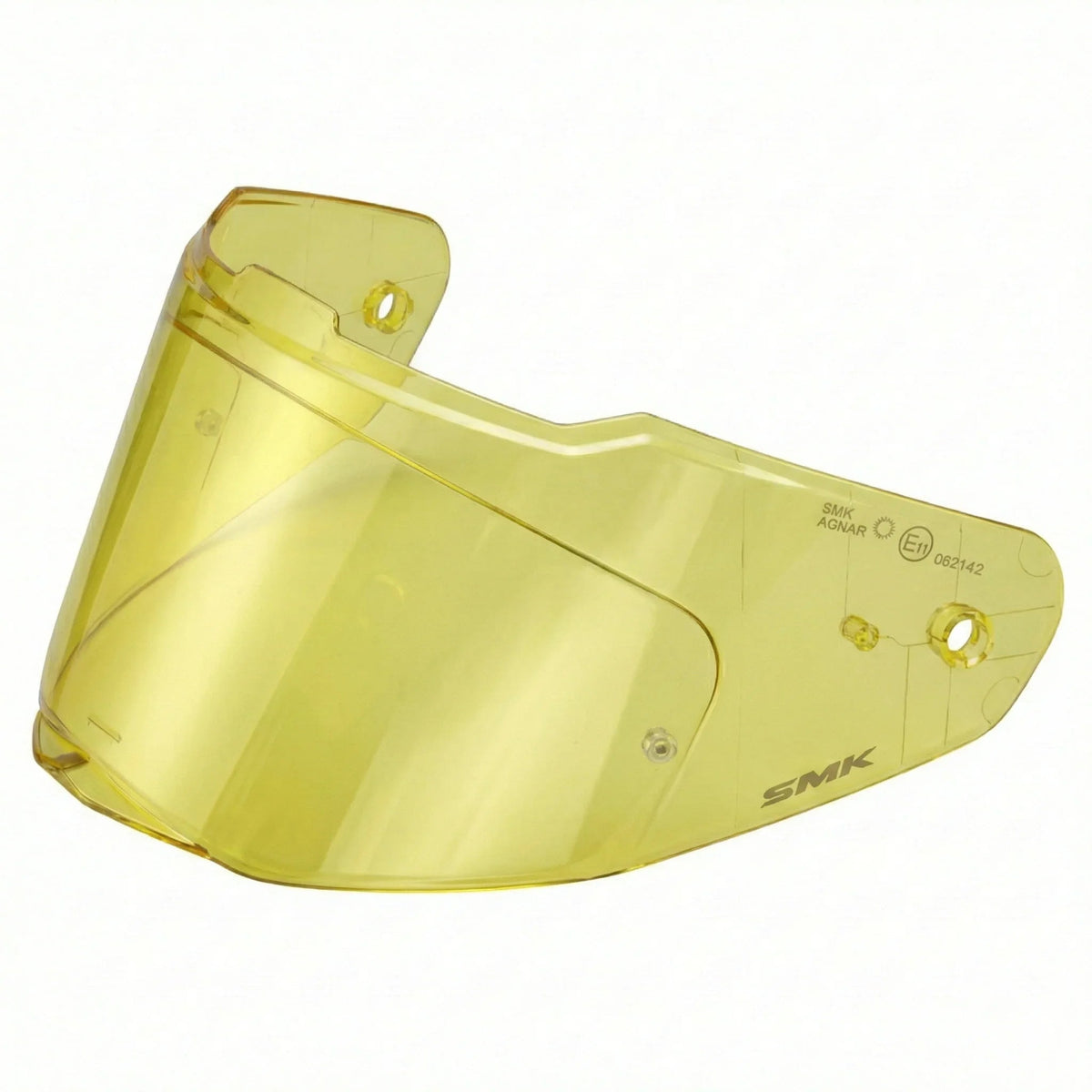 SMK Agnar Night Vision Yellow Visor | Pinlock 30 Ready