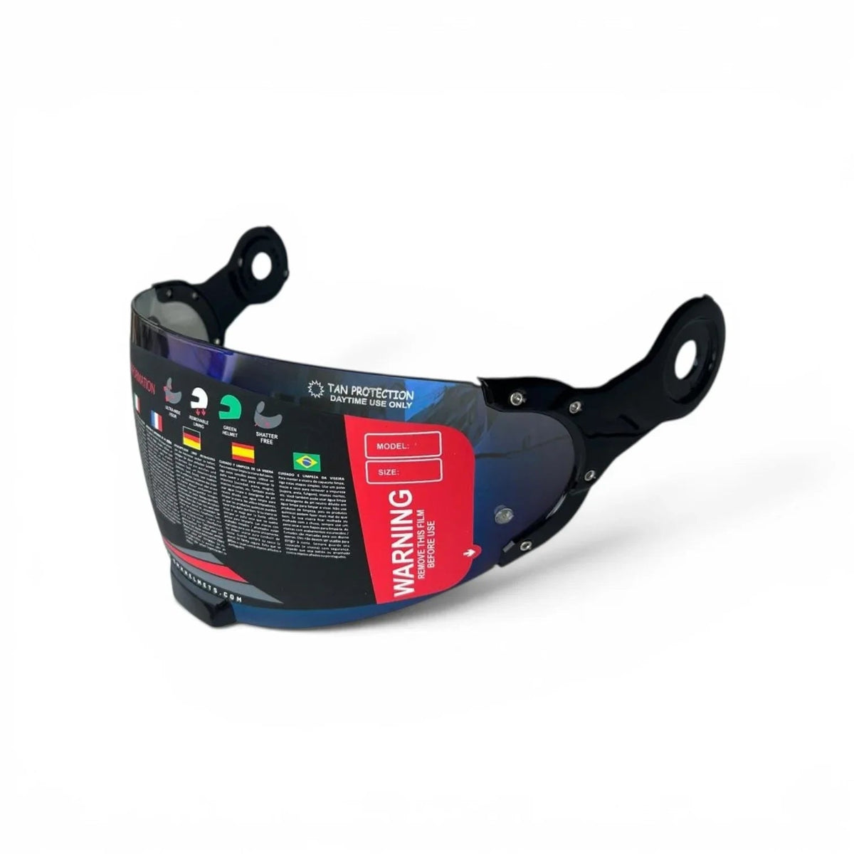 SMK Retro Helmet Dark Blue Visor | Pinlock 70 Ready Original