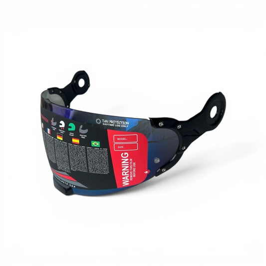 SMK Retro Helmet Dark Blue Visor | Pinlock 70 Ready Original