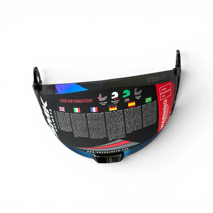 SMK Retro Helmet Dark Blue Visor | Pinlock 70 Ready Original