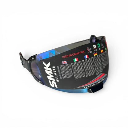 SMK Retro Helmet Dark Blue Visor | Pinlock 70 Ready Original