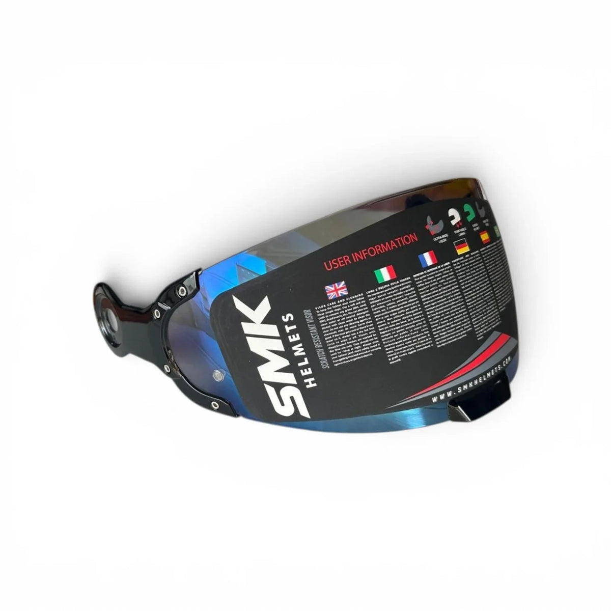 SMK Retro Helmet Dark Blue Visor | Pinlock 70 Ready Original
