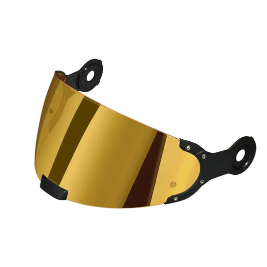 SMK Retro Helmet Yellow Mirror Visor | Pinlock 70 Ready Original