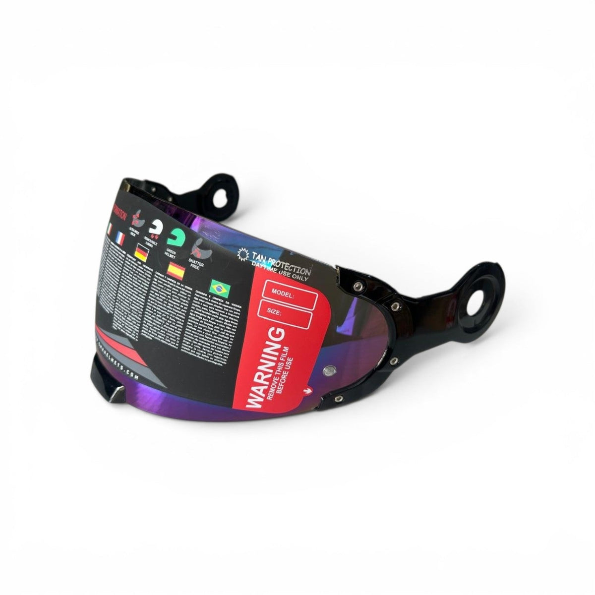 SMK Retro Helmet Rainbow Visor - Pinlock 70 Ready - Original