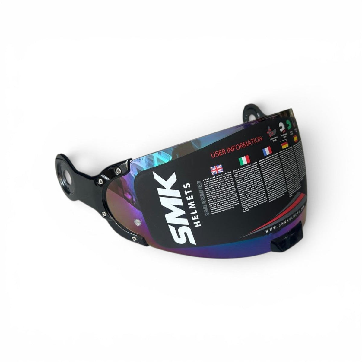 SMK Retro Helmet Rainbow Visor - Pinlock 70 Ready - Original