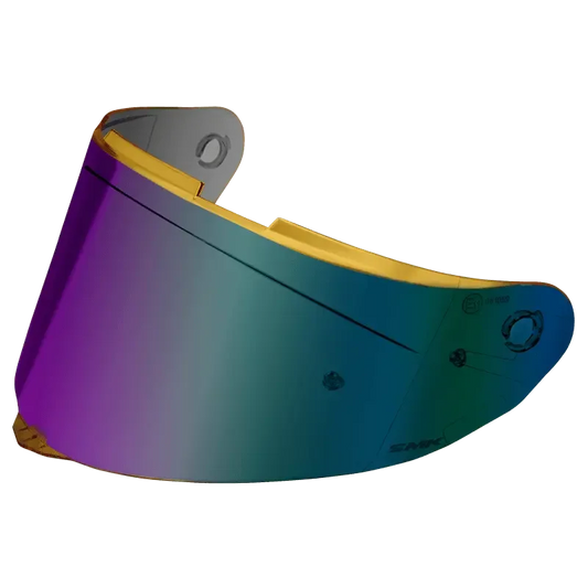 SMK Typhoon Helmet Visor – Original Rainbow Visor (Pinlock 30 Ready)