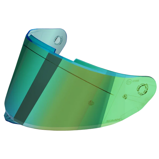 SMK Typhoon - Revo Turquoise Viosr - Day & Night Visor - Pinlock 30 Ready