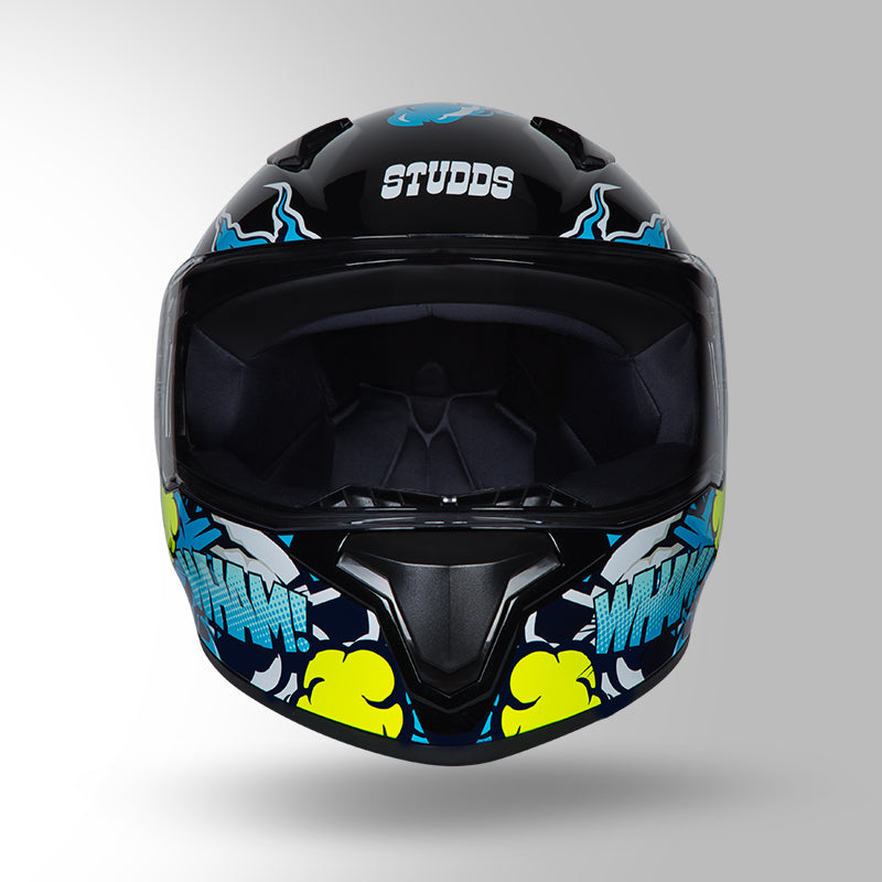 THUNDER COMMUNICATION READY D10 DECOR BLACK & BLUE WITH BATTERY