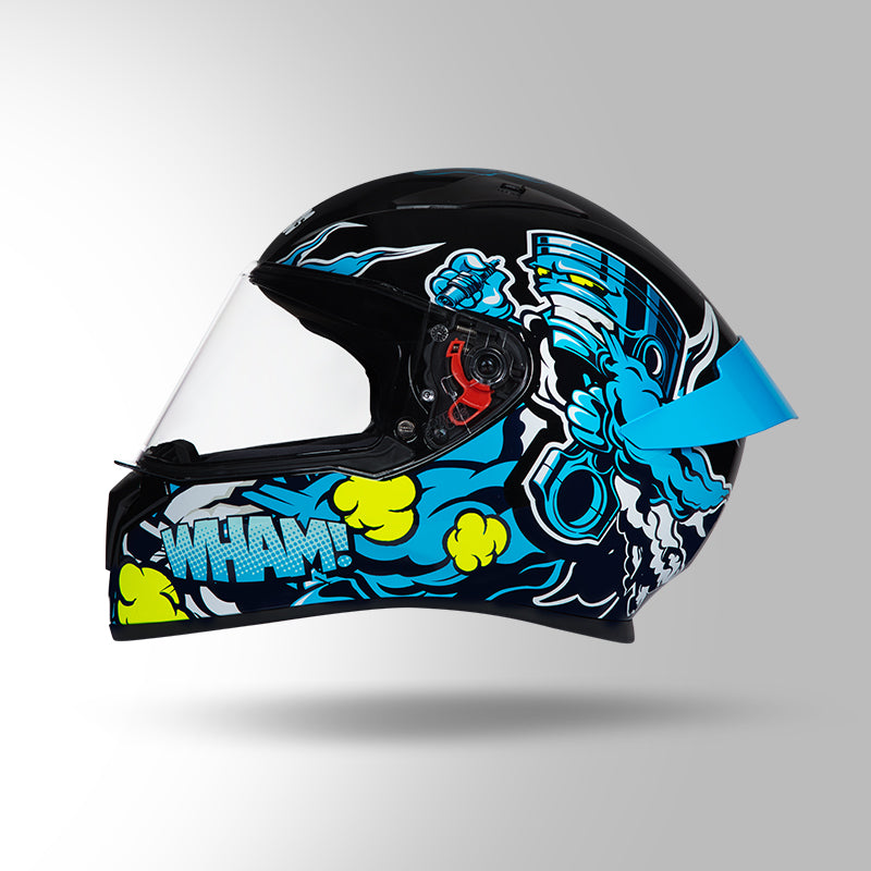 THUNDER COMMUNICATION READY D10 DECOR BLACK & BLUE WITH BATTERY