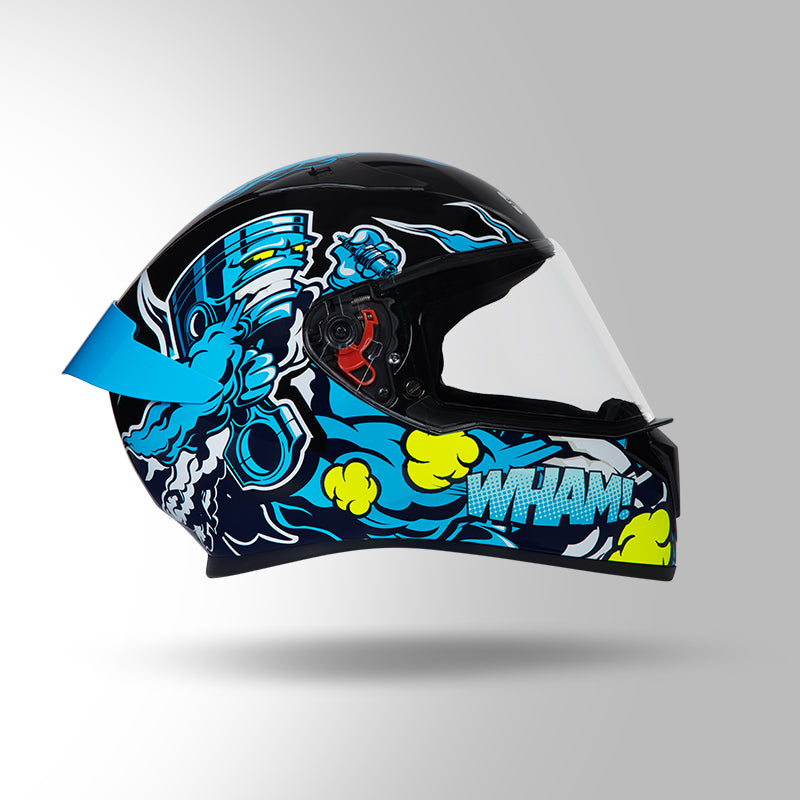 THUNDER COMMUNICATION READY D10 DECOR BLACK & BLUE WITH BATTERY