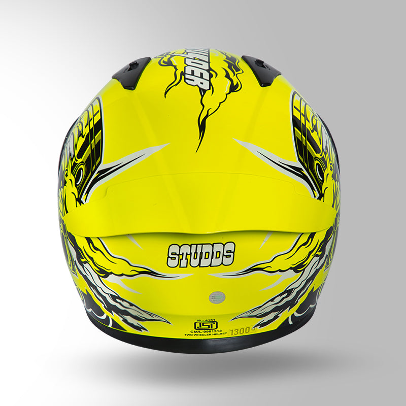 THUNDER COMMUNICATION READY D10 DECOR MATT YELLOW & YELLOW WITH BATTERY