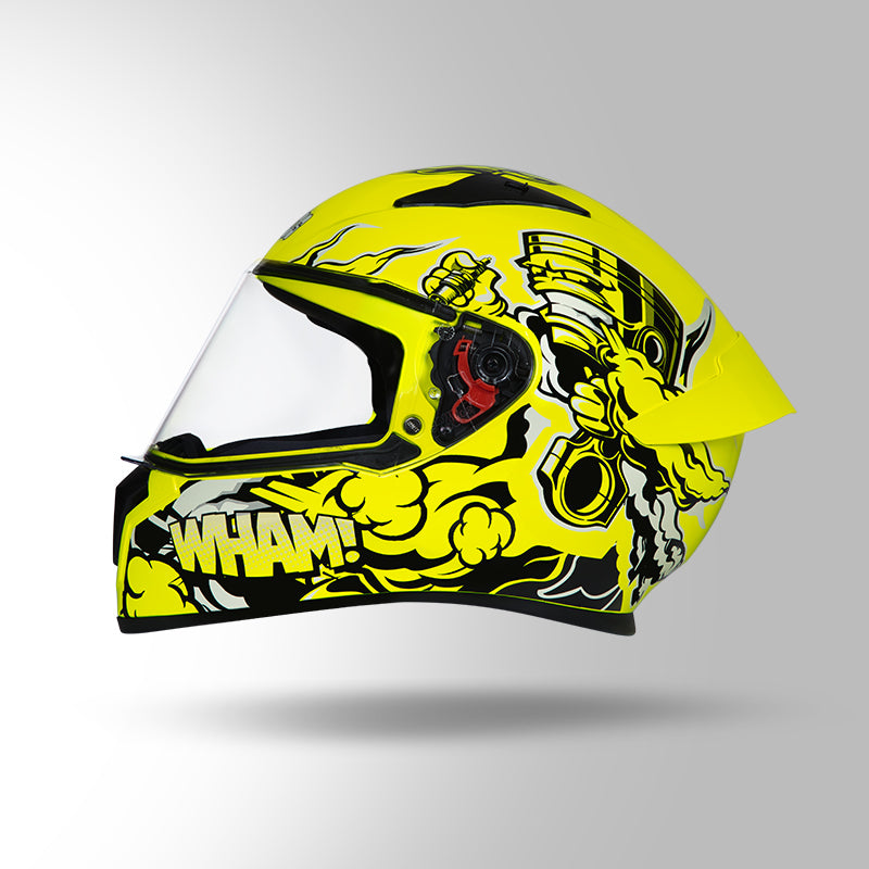 THUNDER COMMUNICATION READY D10 DECOR MATT YELLOW & YELLOW WITH BATTERY