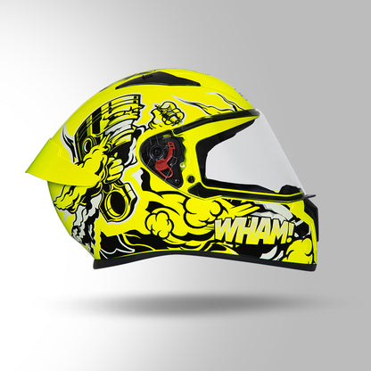 THUNDER COMMUNICATION READY D10 DECOR MATT YELLOW & YELLOW WITH BATTERY