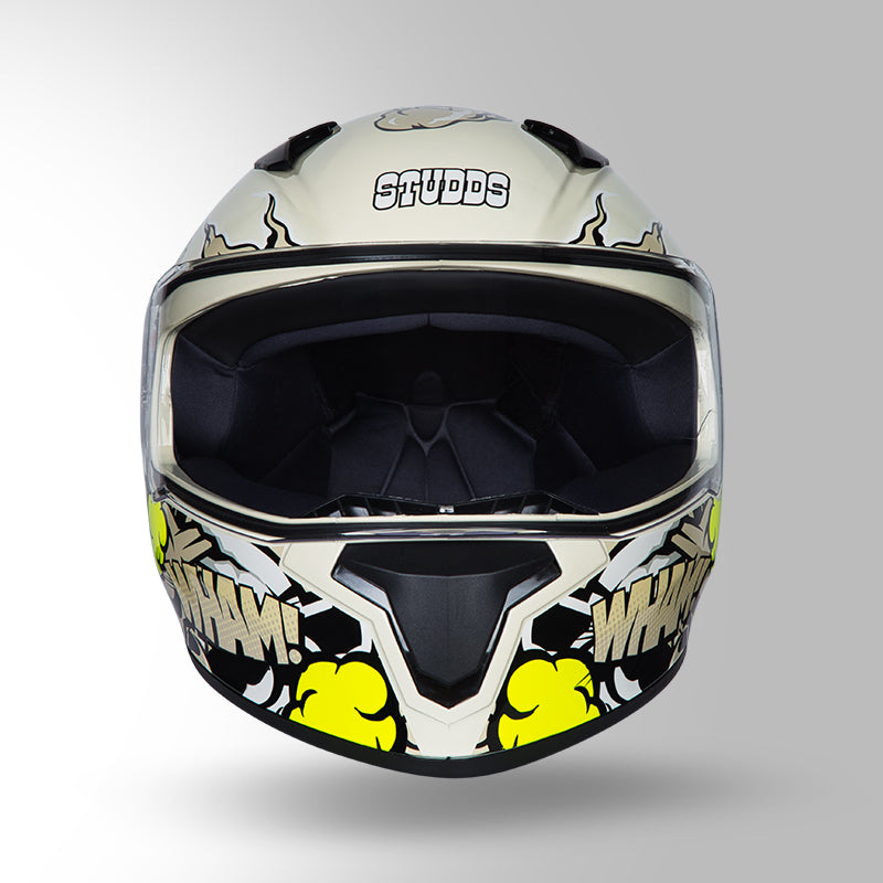 THUNDER COMMUNICATION READY D10 DECOR OFF WHITE & YELLOW WITH BATTERY