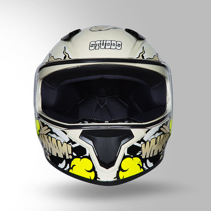THUNDER COMMUNICATION READY D10 DECOR OFF WHITE & YELLOW WITH BATTERY