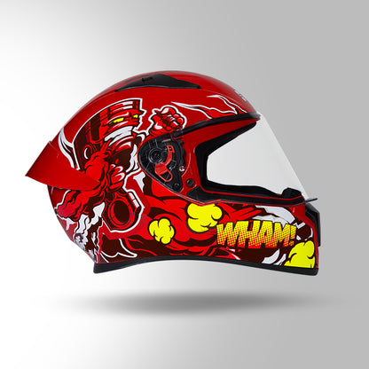THUNDER COMMUNICATION READY D10 DECOR RED & RED WITH BATTERY