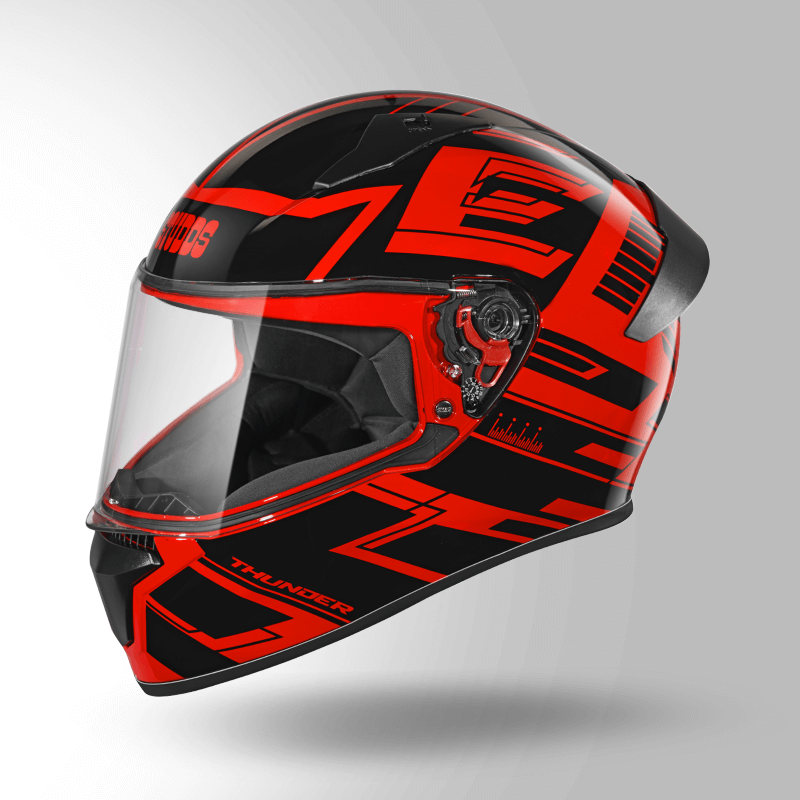 THUNDER COMMUNICATION READY D3 DECOR RED & BLACK WITH BATTERY