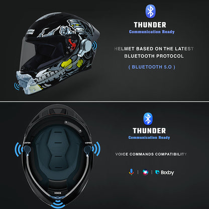 THUNDER COMMUNICATION READY D3 DECOR RED & BLACK WITH BATTERY