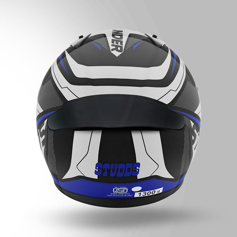 THUNDER COMMUNICATION READY D4 DECOR BLACK & BLUE WITH BATTERY