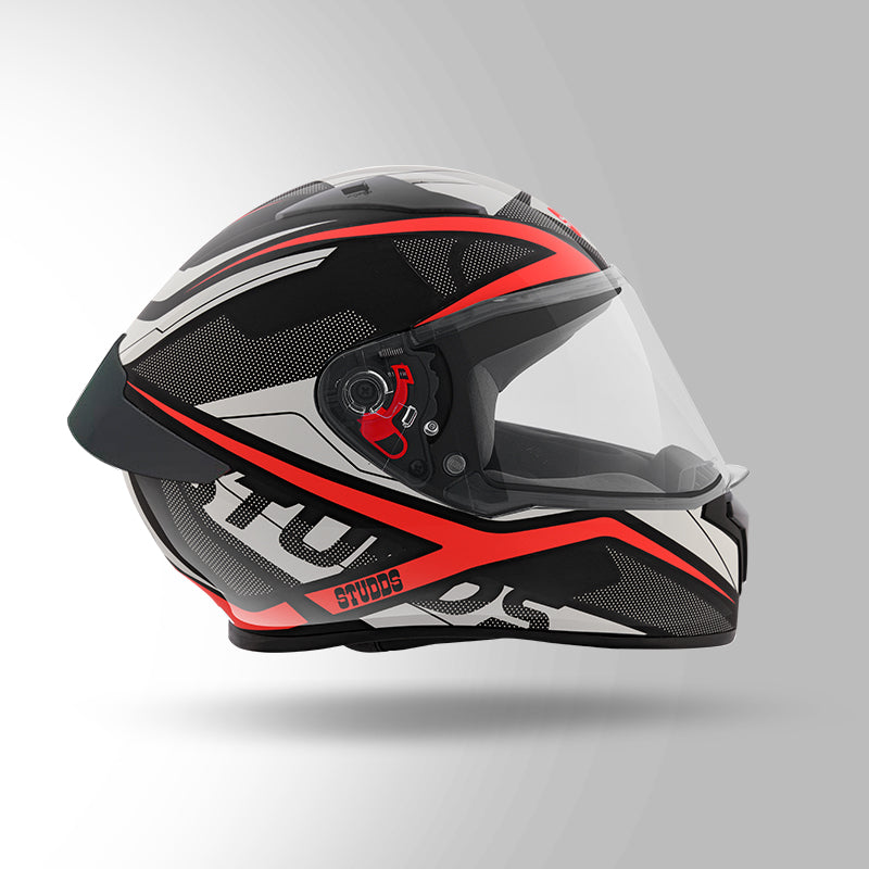 THUNDER COMMUNICATION READY D4 DECOR BLACK & RED WITH BATTERY
