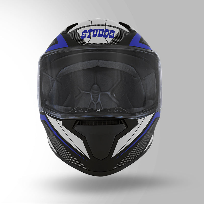 THUNDER COMMUNICATION READY D4 DECOR MATT BLACK & BLUE WITH BATTERY