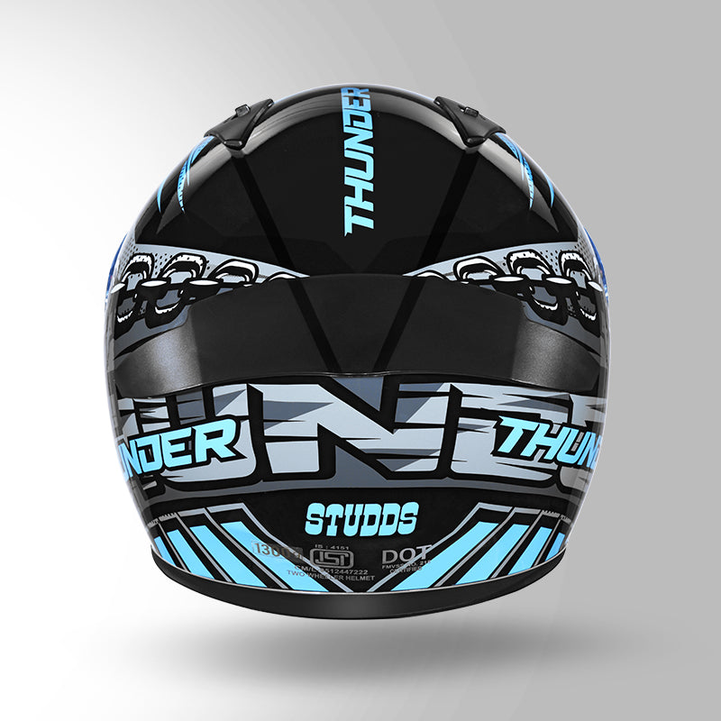 THUNDER COMMUNICATION READY D5 DECOR BLACK & BLUE WITH BATTERY